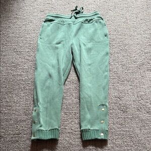 Women's Cozy Green Joggers